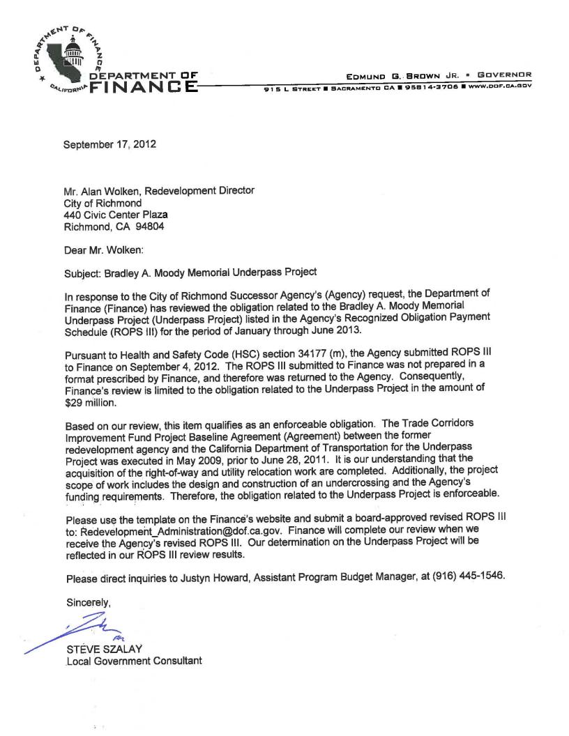 Dept. of Finance